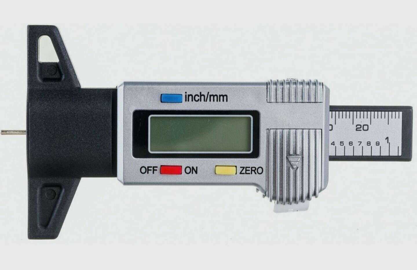 Цифровой измеритель глубины протектора шин автомобиля 0-25.4mm/0.01 мм (Глубиномер)