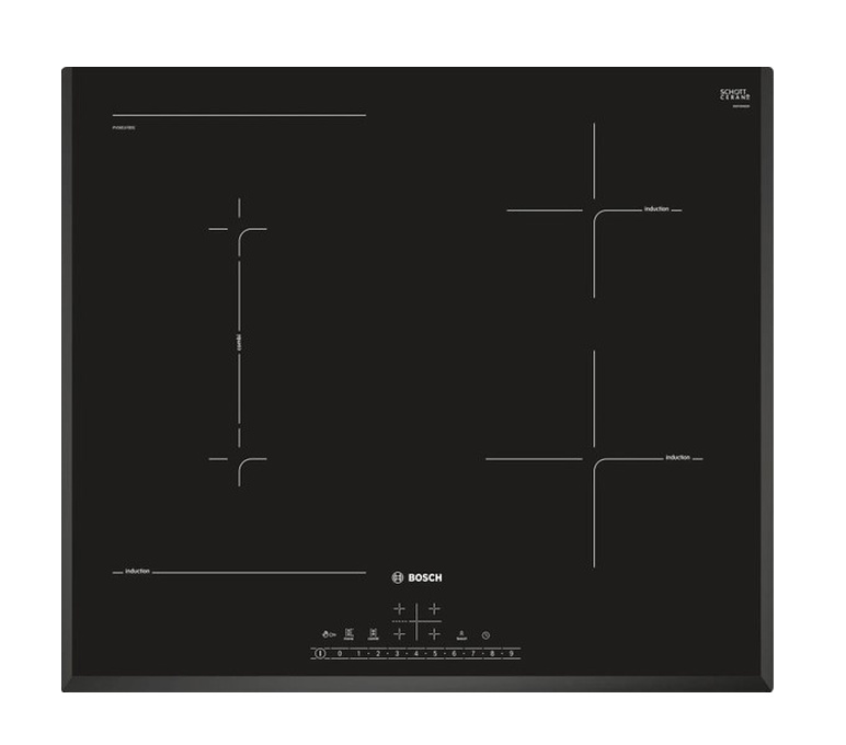 Индукционная варочная панель Bosch PVS651FB5E, черный