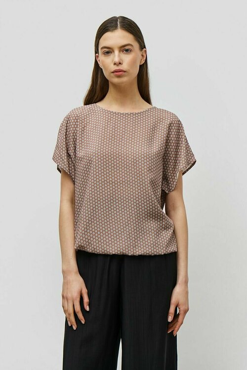 Блуза  Baon, размер 44, коричневый