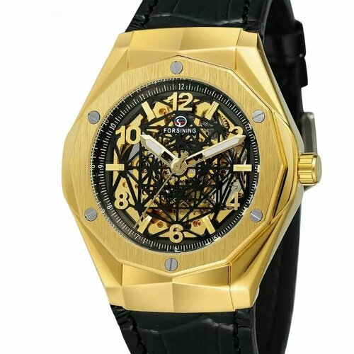 фото Наручные часы forsining, золотой