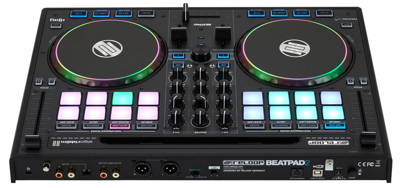 Reloop Beatpad 2 DJ контроллер для IPAD Mac / PC и платформы Android