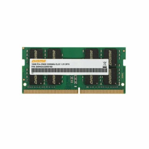 Оперативная память Digma DDR4 16Gb 3200MHz DGMAS43200016D 479000₽