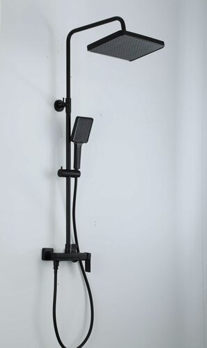 Изображение товара Душевая стойка для душа Frap F2484-6 черный, латунный корпус