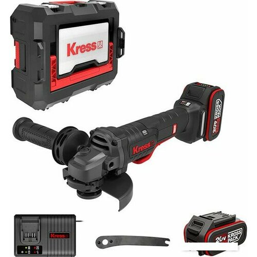 Угловая шлифовальная машина Kress KUH04 с 2-мя АКБ кейс 34878₽