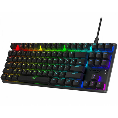 Клавиатура HyperX Alloy Core RGB черный USB Multimedia for gamer LED 4P4F5AAABA микрофон hyperx duocast rgb черный