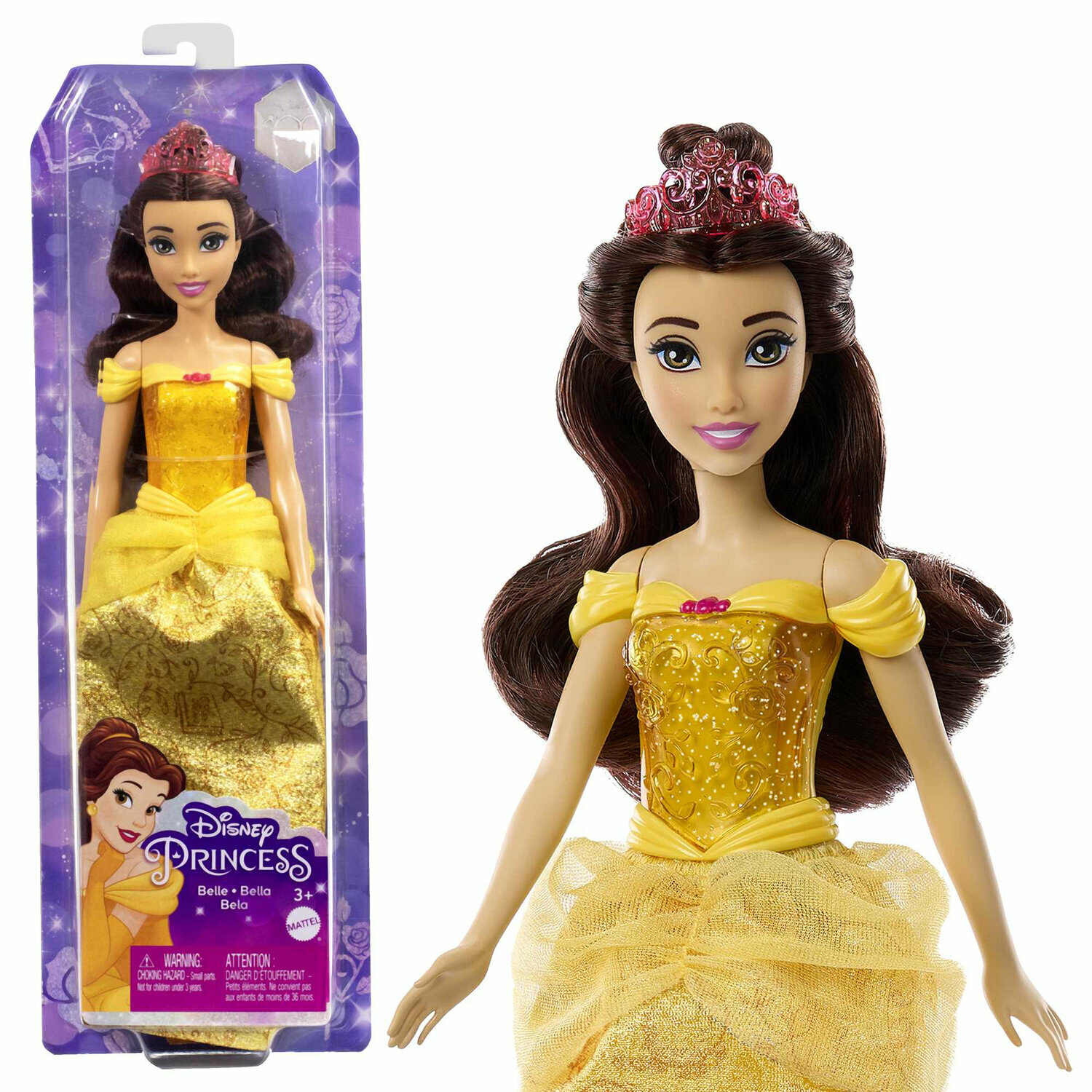 Disney Princess Кукла Mattel Белль HLW02/HLW11