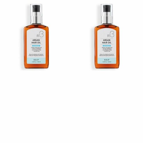 RAIP Аргановое масло для волос, R3 Argan Hair Oil Ocean Blue, 100 мл, 2 шт