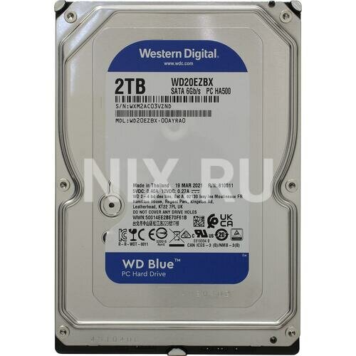 Жесткий диск Western digital Blue 2 Тб WD20EZBX