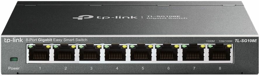 Коммутатор TP-Link TL-SG108E неуправляемый