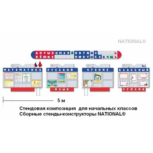 Стенды для начальных классов. Конструкторы NATIONAL®