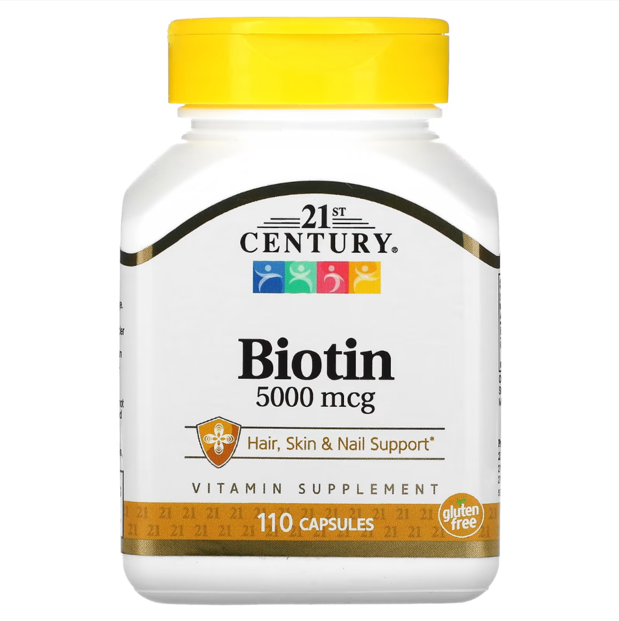 Витамин B 21st Century Biotin 5000 mcg 110 капс