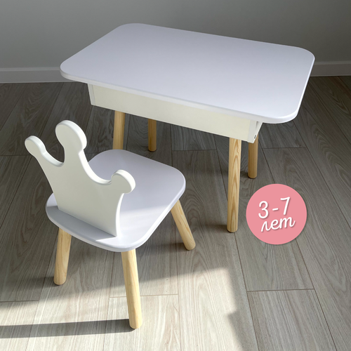 Детский Стол-Парта прямоугольный и стул 
