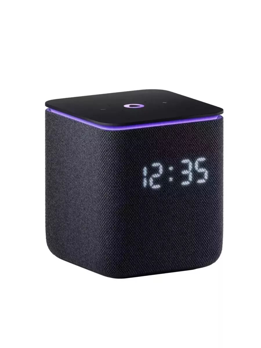 Умная колонка станция Миди с Алисой, с Zigbee, черная