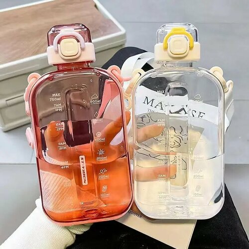 фото Creawind пластиковая бутылка для воды 750 мл, 750ml, бирюзовый