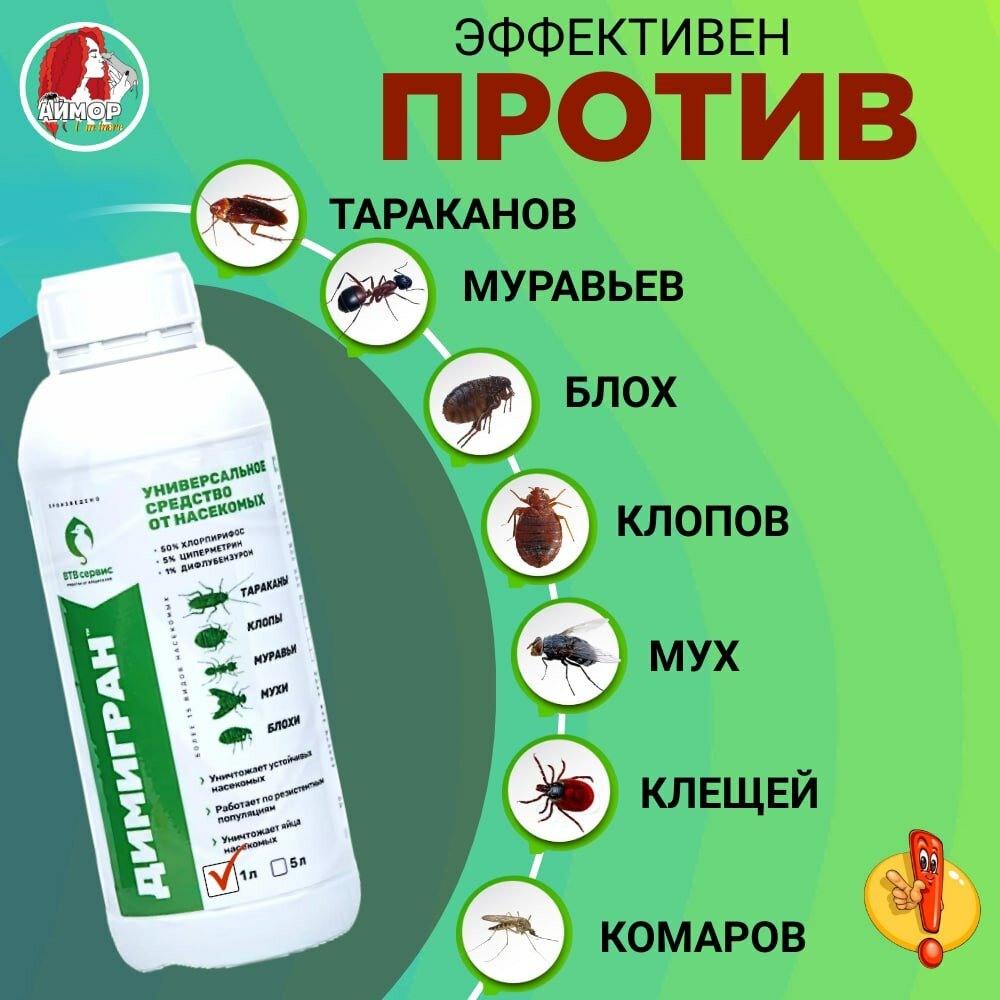 Картинки Димигран к. э. универсальное средство от насекомых, 1 л