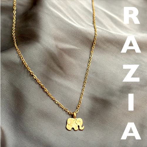 Колье, металл, длина 40 см, золотой