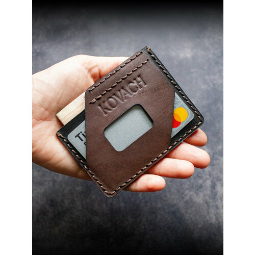 Картхолдер KOVACH, коричневый, черный