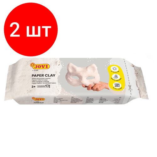 Комплект 2 шт Паста папье-маше JOVI 680г серый вакуумный пакет 1701₽