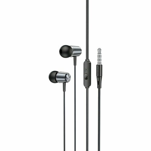 Гарнитура HOCO M108 Spring 35мм металл внутриканальная 12м черный 45000₽