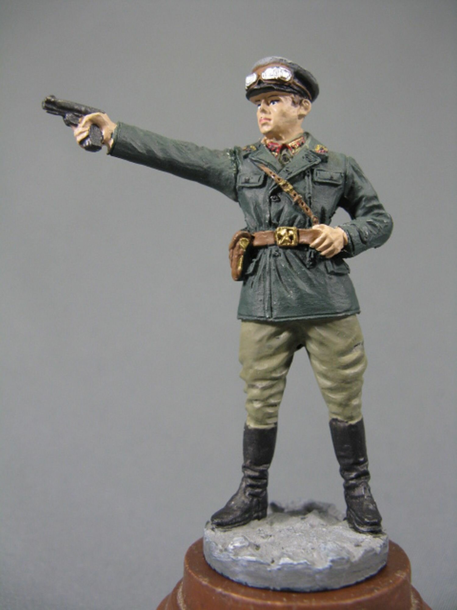 Оловянный солдатик 54мм Офицер абтв, 1940-1941 гг.