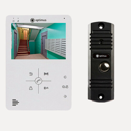 Изображение товара Комплект видеодомофона Optimus Light 4.3˝ TFT - 0.3Мп