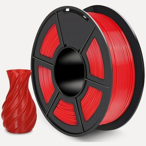 Изображение товара Пластик NV Print PETG Red для 3D печати диаметр 1.75мм длина 330 метров масса 1 кг
