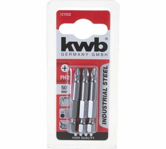 Бита KWB PH2х50 мм (3шт)
