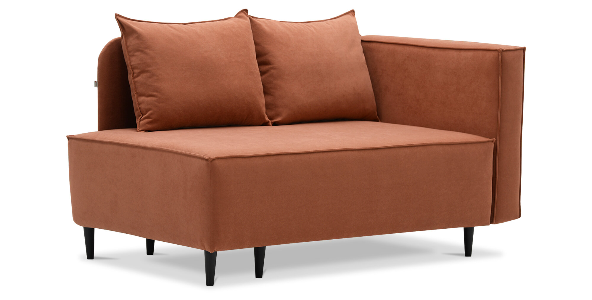 Кушетка Элфи 152х88х90 см, еврокнижка, Ладья, спальное место: 202х85 см, правый угол, Formula 494