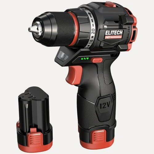 Изображение товара Дрель Elitech HD Professional Elitech аккумуляторная CD 12L2 (E2201.038.01)