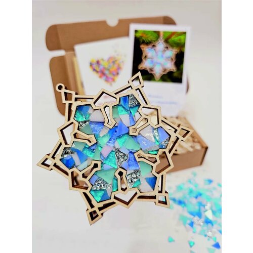 Волшебный набор мозаики Снежинка желания