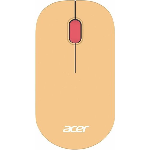 фото Мышь беспроводная acer omr205 бежевый (zl. mceee.02l)