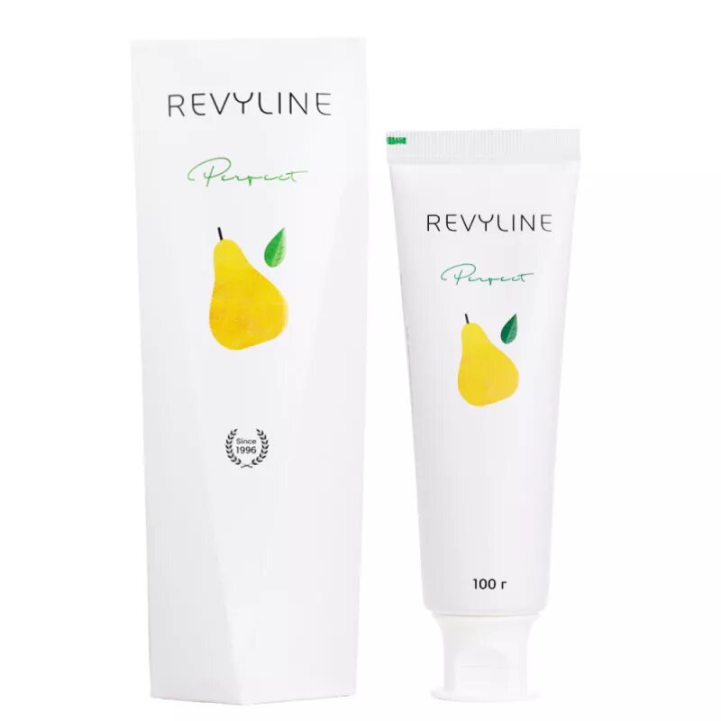 Зубная паста фруктовая Revyline Perfect Ароматная груша, 100 г, отбеливающая, для чувствительных зубов и десен