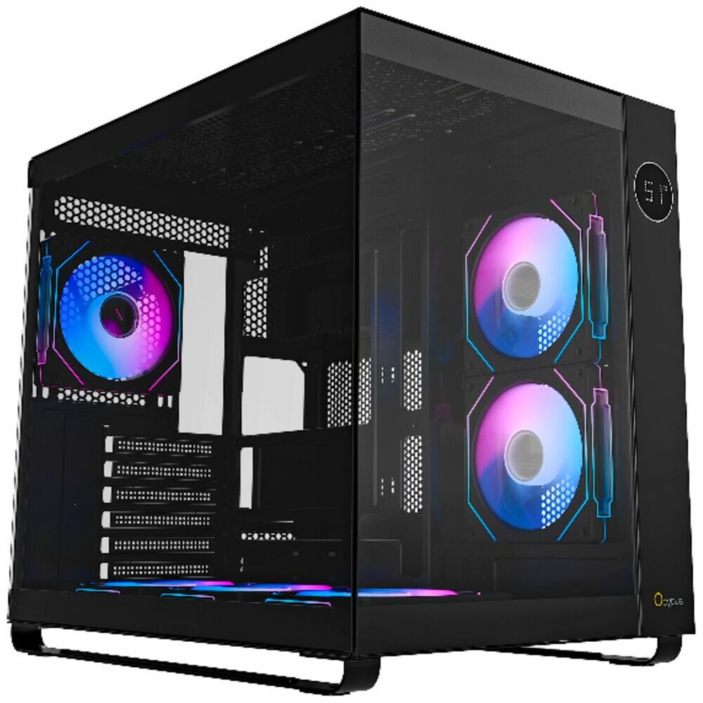 Корпус для компьютера Ocypus Iota C70 BK ARGB Iota-C70-BKD600XX-GL (ATX, без БП, 2хUSB3.0, 1xUSB Type-C 3.1, с окном)