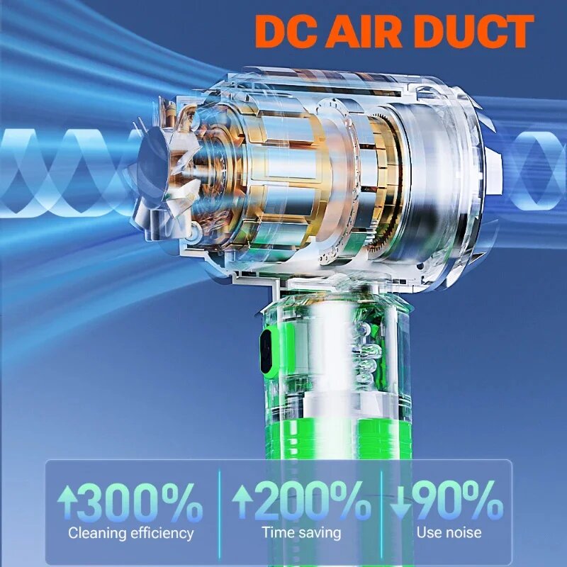 Настольные Пылесосы Xiaomi Вертикальный/ручной пылесос Xiaomi, 100 Вт, беспроводной, влажная уборка, пылесборник