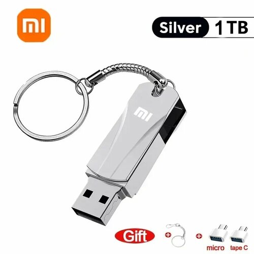 MIJIA Флэш-накопитель 16 ТБ USB 32 Silver 1TB 62₽
