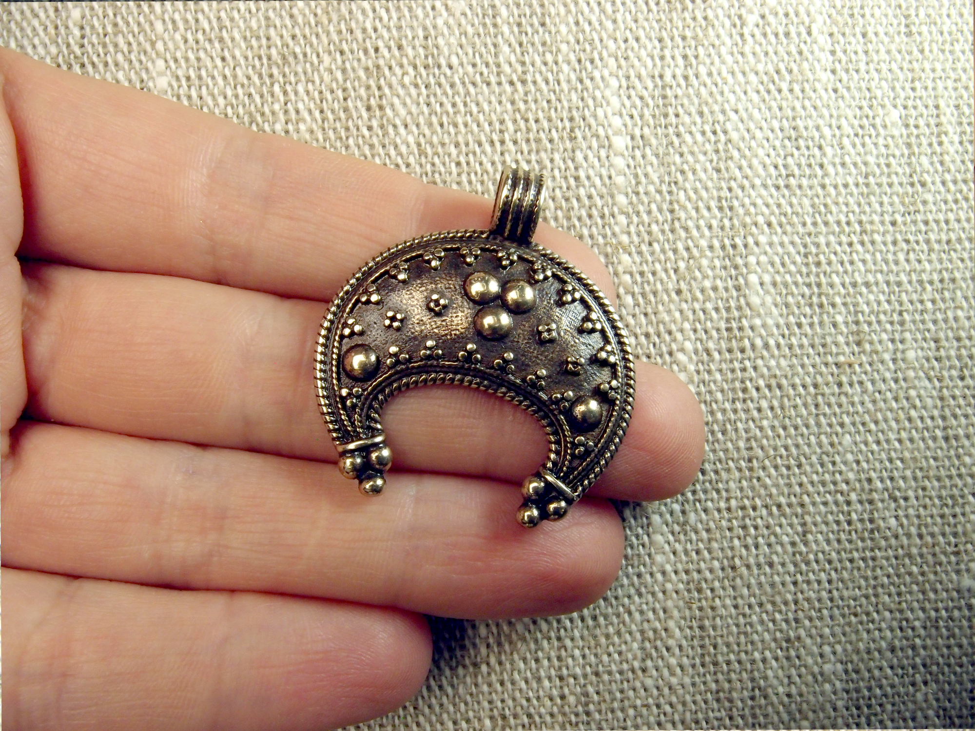 Славянский оберег, подвеска Мастерская Алешиных, красный — фото 1