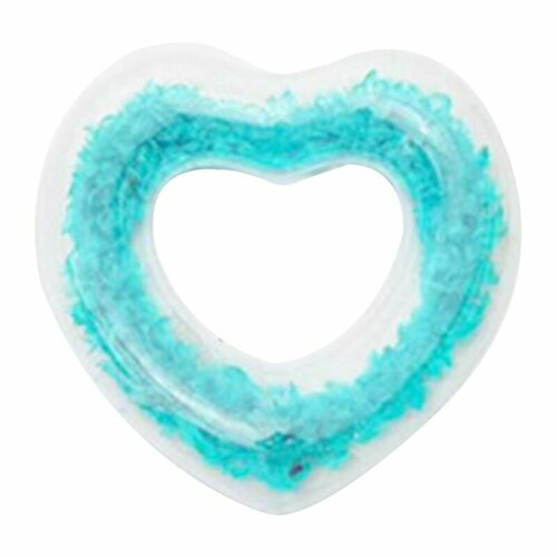 Прозрачное кольцо для плавания 66/80 см в форме сердца, поплавок бассейна на заднем дворе, ПВХ, пляжная вода, детский праздник