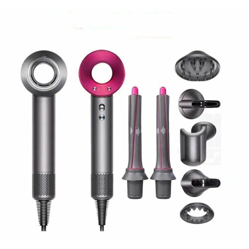 Beutyone Фен для волос 2064HD 1600 Вт скоростей 3 кол-во насадок 7 пурпурный светло-серый 508000₽