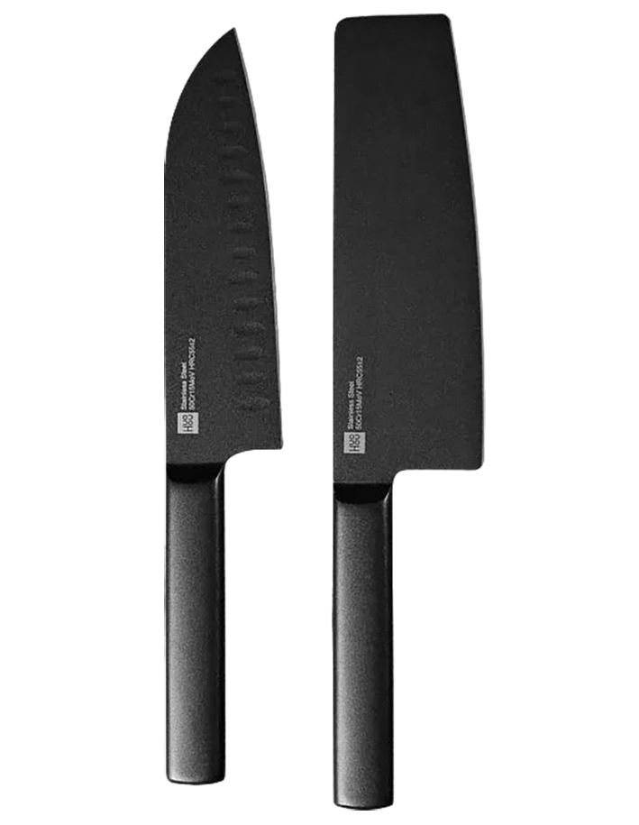 Набор керамических ножей HuoHou Non-Stick Kitchen 2шт (HU0015) черный