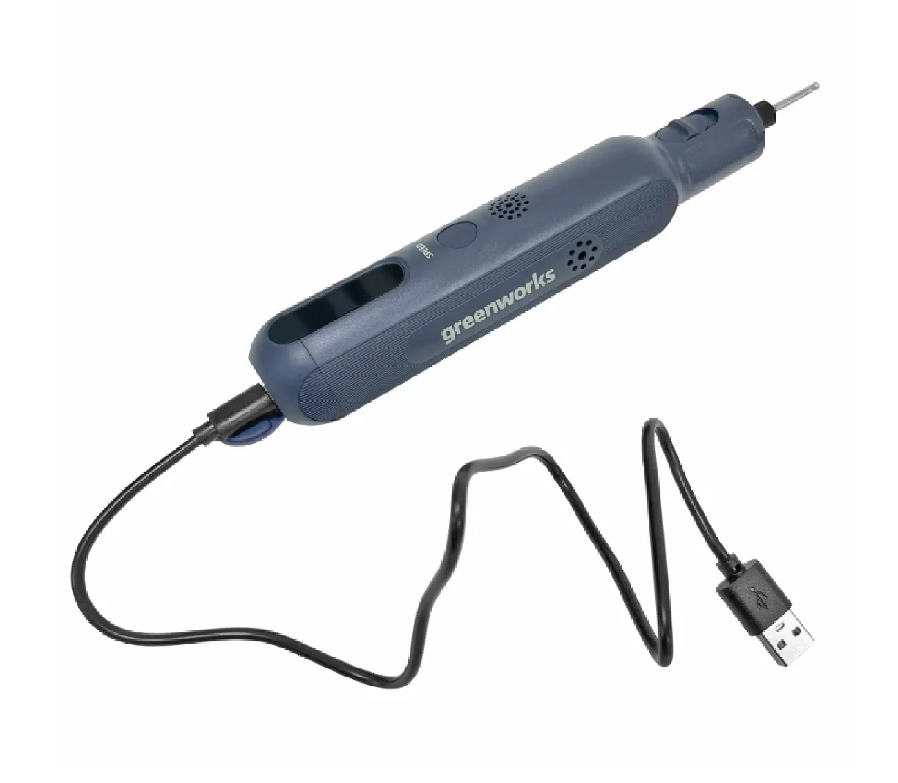 Шлифовальные Машины Гравер аккумуляторный GREENWORKS GPT-8VRT, 8V, арт. 3200707, с принадлежностями 52 шт