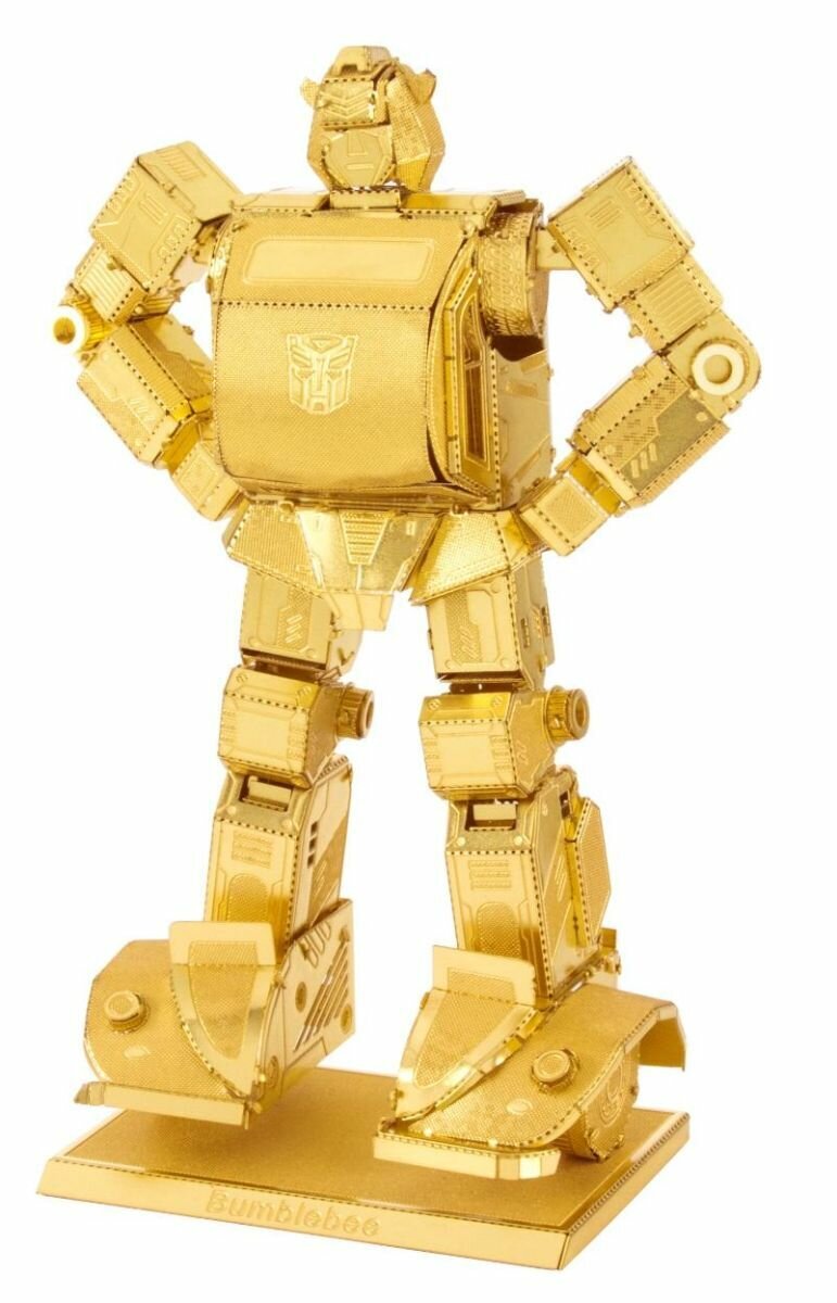 Cборная модель Metal Earth: Transformers - Bumblebee (золотой)