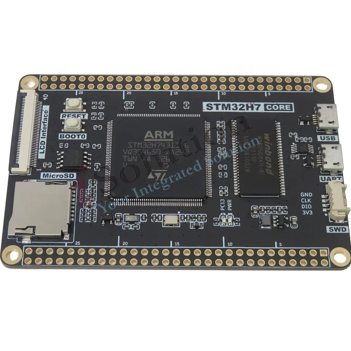 STM32H743IIT6 плата с 7-дюймовым ЖК-экраном