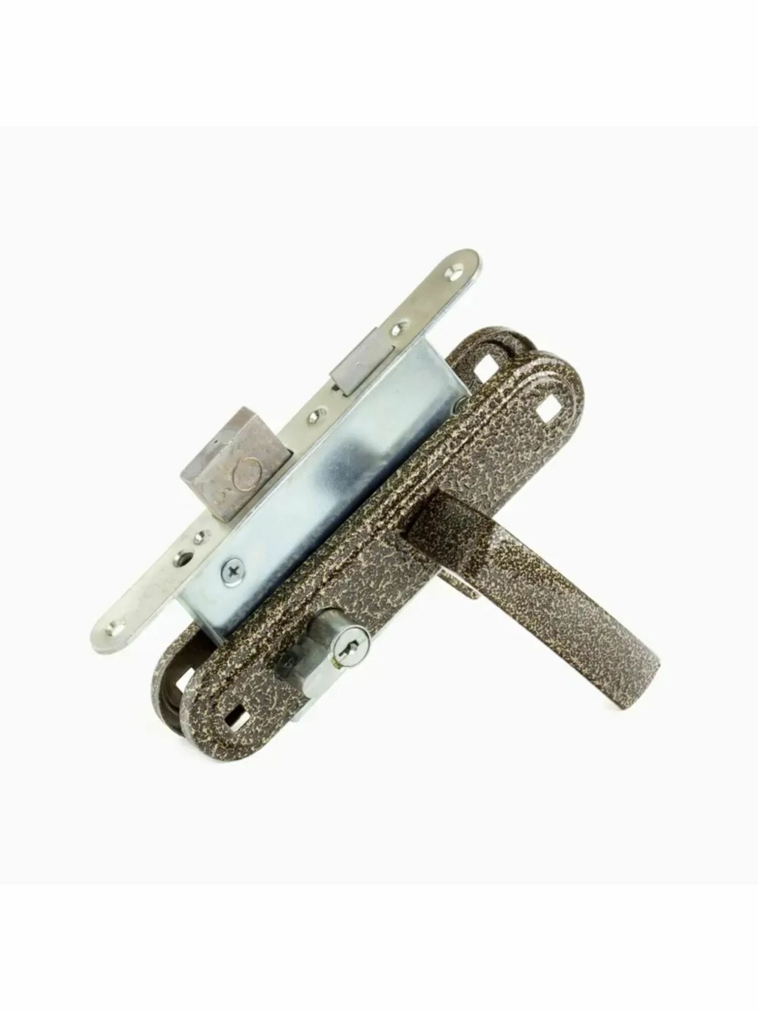 Замок врезной Зенит ЗВ4-3.05 (цвет бронза), цилиндровый, 4 ключа