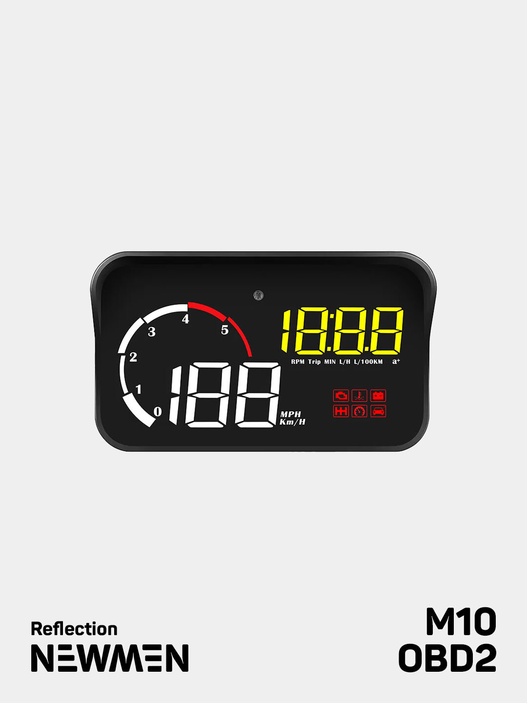 Бортовой компьютер WiiYii NEWMEN HUD OBD2, спидометр, датчик температуры