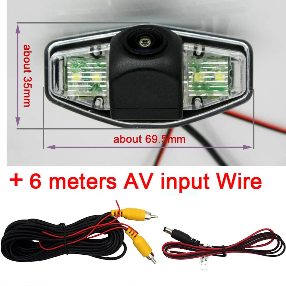 Автомобильная камера заднего вида для Honda Civic Pilot Acura TSX Accord 6 7 2002 2006 2007 2008 2009 2010 2011 2012 2013 2014 2016 2015 2017, fish eye