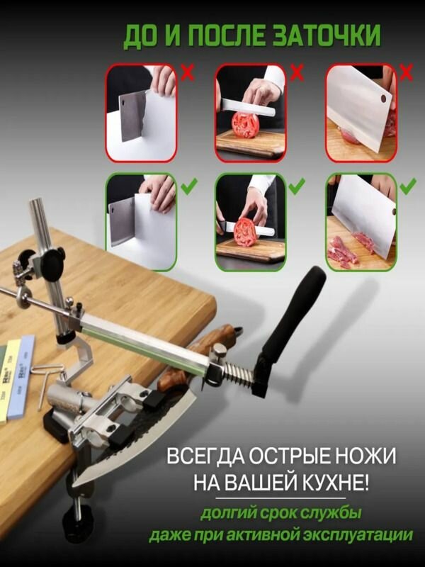 RUIXIN PRO RX-009 Точилка, набор из 8 точильных полосок — фото 1