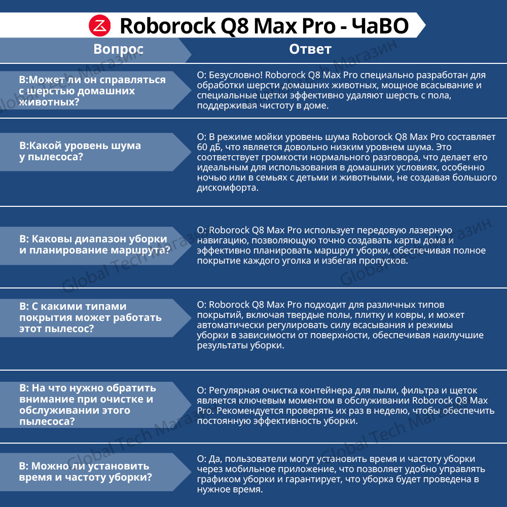 Робот-пылесос roborock Q8 Max Pro+, белый(RU Версия)с лидарной навигацией, авто станцией сбора пыли — фото 15