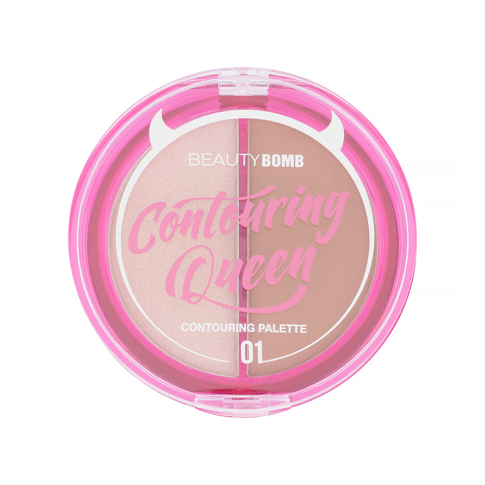 Палетка BEAUTY BOMB т01, для контуринга, для моделирования лица — фото 1