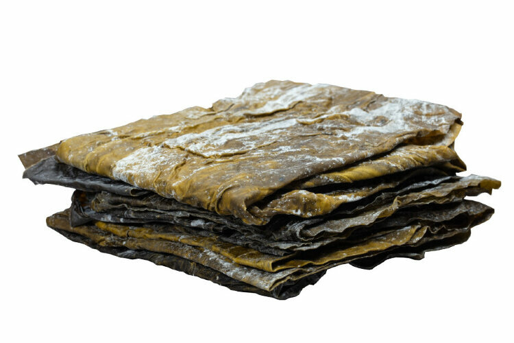Ламинария листовая неэкстрагированная, 1 кг, Kelp, водоросли беломорские пищевые АВ1918 - фото №2