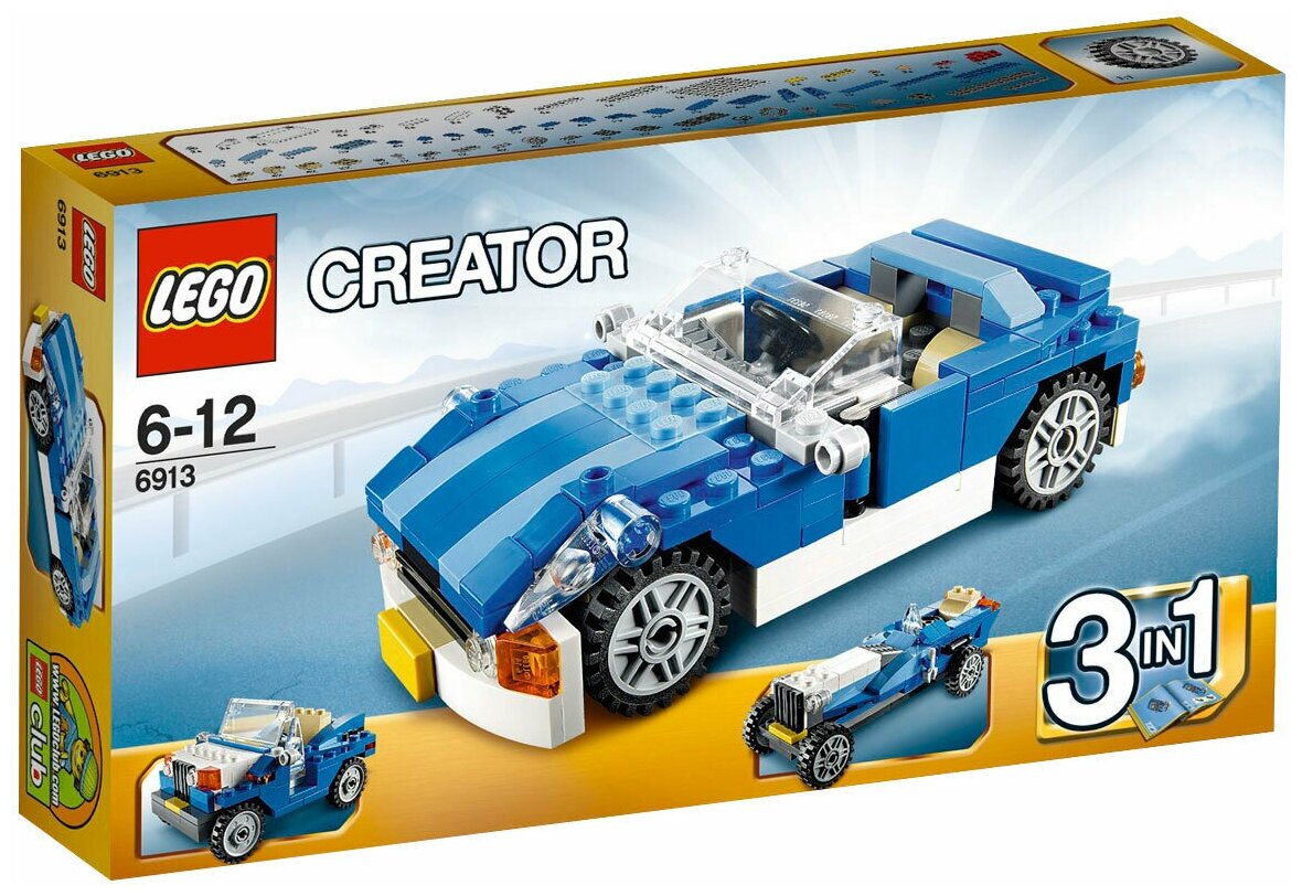 Конструктор LEGO Creator 6913 Синий кабриолет, 152 дет.